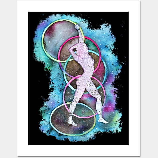 Hula Hoop dancer Wall Art by LaBellaCiambella